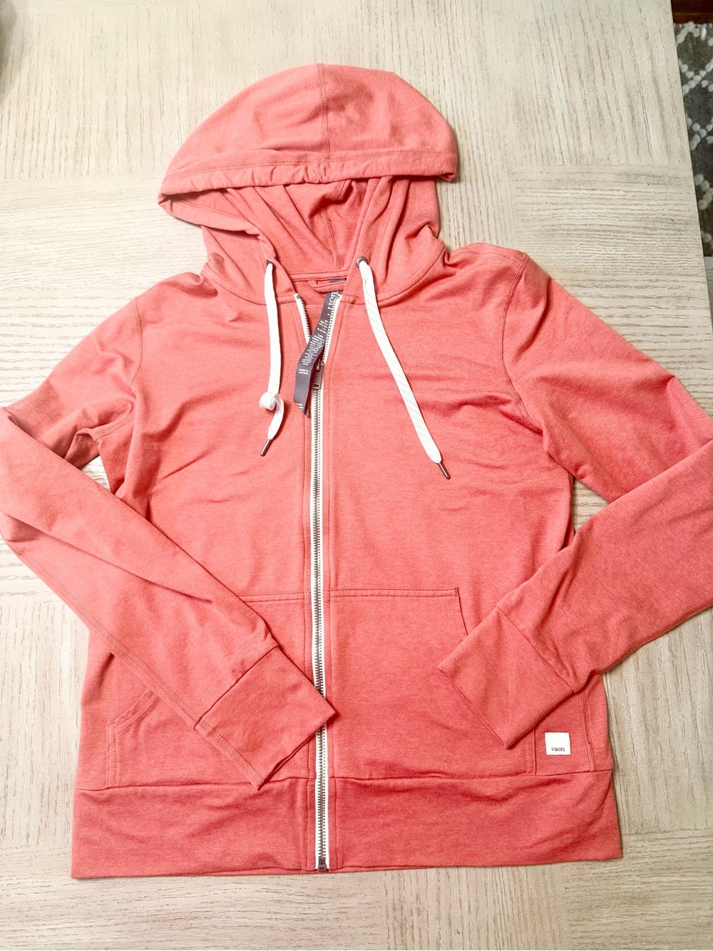 Vuori Coral Zip Front Hooded Utility Jacket